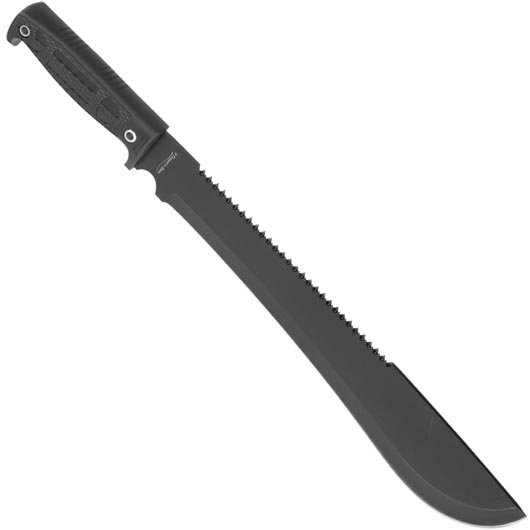 K25 Machete Jaws titanbeschichtet Sgezahnung schwarz inkl. Nylon-Grtelscheide Bild 1