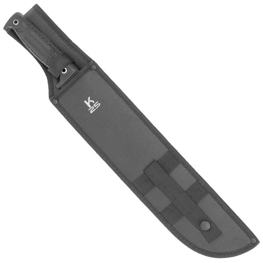 K25 Machete Jaws titanbeschichtet Sgezahnung schwarz inkl. Nylon-Grtelscheide Bild 4