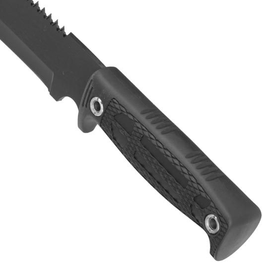 K25 Machete Jaws titanbeschichtet Sgezahnung schwarz inkl. Nylon-Grtelscheide Bild 7