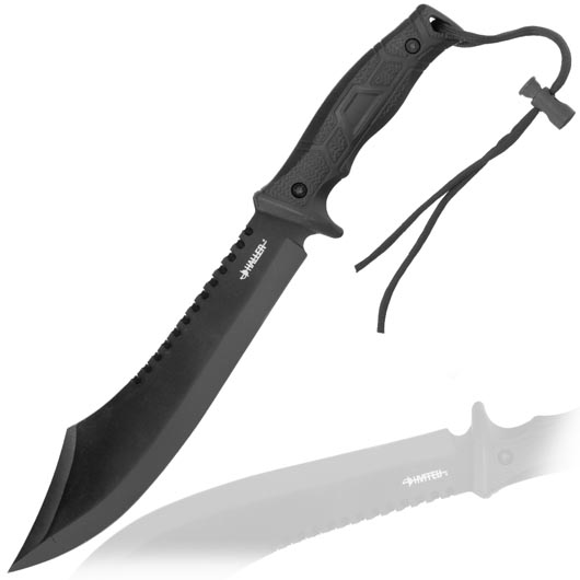 Haller Machete Black Saw mit Sgezahnung schwarz inkl. Nylon-Grtelscheide