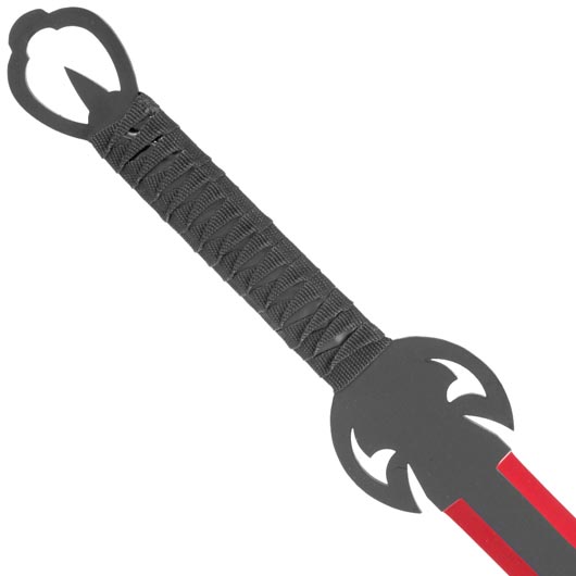 Haller Rckenschwert schwarz/rot inkl. Nylonscheide und Rckentragegurt Bild 3