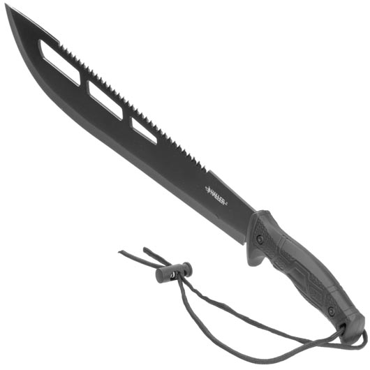 Haller Machete Black Saw Sgezahnung schwarz inkl. Nylon-Grtelscheide mit Rckentragegurt Bild 7