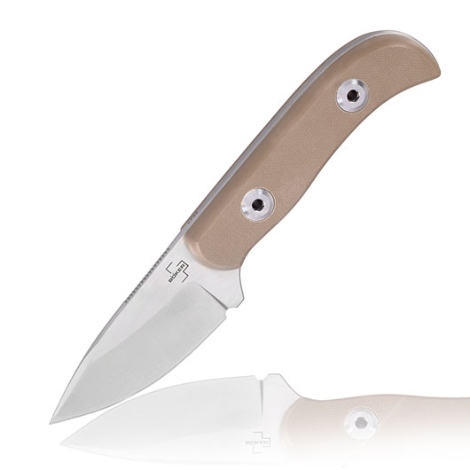 Bker Plus Outdoormesser Dasos 2.0 D2 Stahl tan inkl. Kydexscheide und 90 Grtelclip