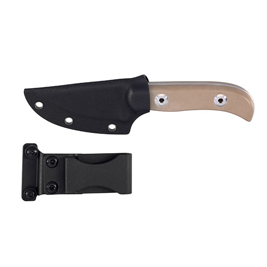 Bker Plus Outdoormesser Dasos 2.0 D2 Stahl tan inkl. Kydexscheide und 90 Grtelclip Bild 5