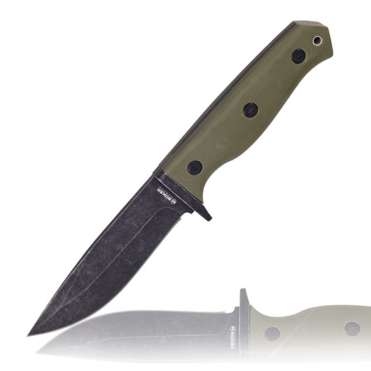 Magnum Outdoormesser Bushcraft Drop oliv inkl. Kydexscheide und Grteladapter