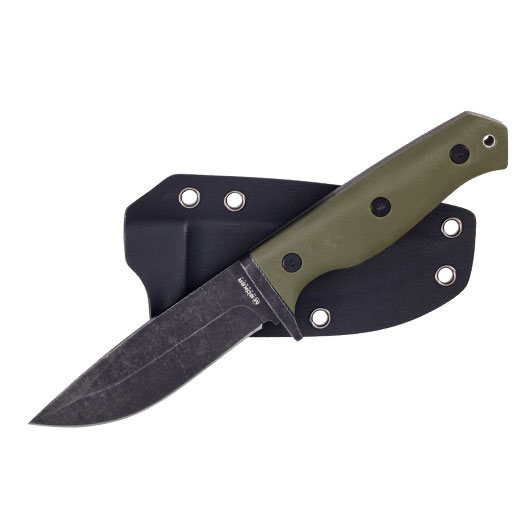 Magnum Outdoormesser Bushcraft Drop oliv inkl. Kydexscheide und Grteladapter Bild 3