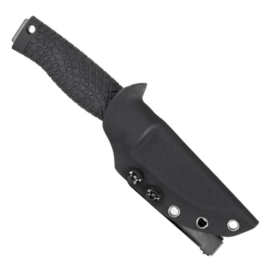 Bker Outdoormesser Naturenshne MK.I CPM-3V Stahl schwarz inkl. Kydexscheide mit Ulticlip Bild 4