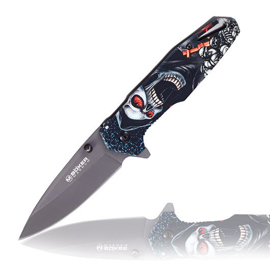 Magnum Einhandmesser Screaming Skull inkl. Grtelclip