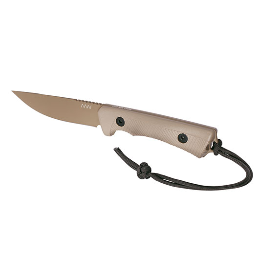 ANV Knives Outdoormesser P200 Sleipner Stahl Cerakote coyote inkl. Kydexscheide Bild 6