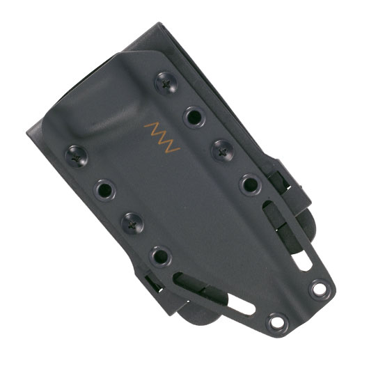 ANV Knives Outdoormesser P200 mit Sgezahnung Sleipner Stahl Cerakote oliv inkl. Kydexscheide Bild 5