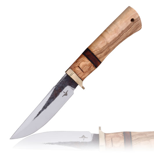 Njord Outdoormesser Bjorn Hunter inkl. Lederscheide und Aufbewahrungsbox