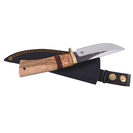 Njord Outdoormesser Bjorn Hunter inkl. Lederscheide und Aufbewahrungsbox Bild 3