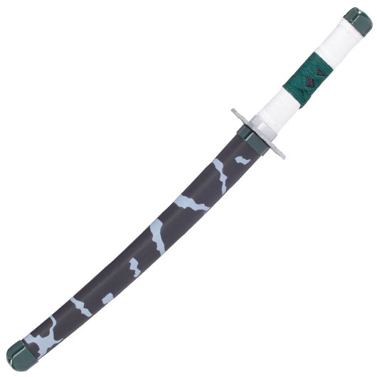 Haller Mini Katana Demon Slayer Sanemi schwarz/grn inkl. Scheide und Schwertstnder Bild 3