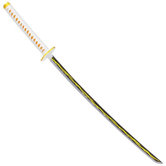 Haller Dekokatana Demon Slayer Zenitsu wei inkl. Scheide, Grtel und Holster Bild 2