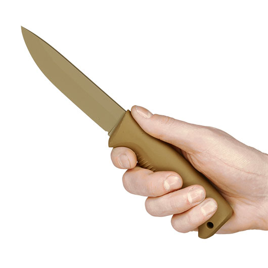 Peltonen Knives Outdoormesser M07 Ranger Puukko Cerakote coyote inkl. Kompositscheide Bild 4