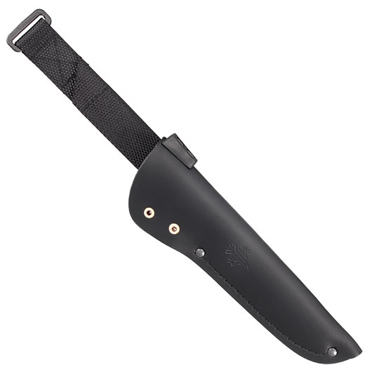 Peltonen Knives Outdoormesser M95 Ranger Puukko Kohlenstoffstahl schwarz inkl. Lederscheide Bild 8