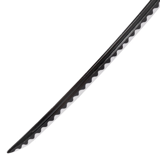 Schlsselanhnger Mini Katana One Piece Zorro Shusui schwarz/lila inkl. Scheide und Schwertstnder Bild 4