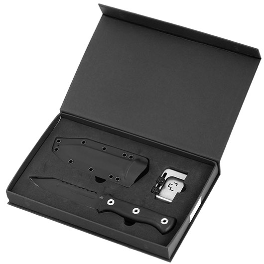 Bker Plus Outdoormesser Pilot Knife 2.0 schwarz inkl. Kydexscheide und Grtelclip Bild 7