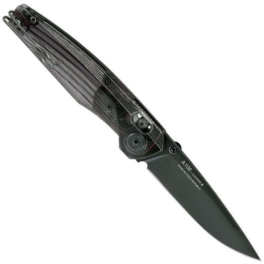 ANV Knives Einhandmesser A100 Ultem BB Sleipner Stahl schwarz inkl. Grtelclip Bild 1