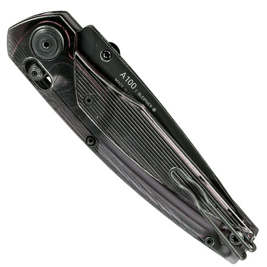 ANV Knives Einhandmesser A100 Ultem BB Sleipner Stahl schwarz inkl. Grtelclip Bild 5
