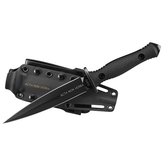 ANV Knives Dolch M500 Kamba Elmax Stahl schwarz inkl. Kydexscheide Bild 3