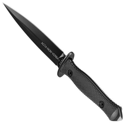 ANV Knives Dolch M500 Kamba Elmax Stahl schwarz inkl. Kydexscheide Bild 6