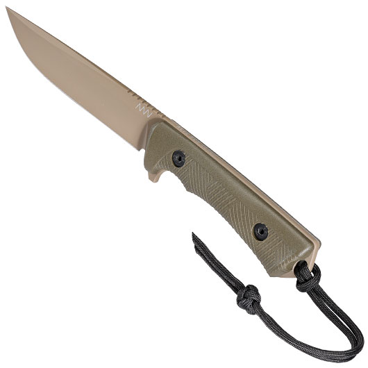 ANV Knives Outdoormesser P300 Sleipner Stahl Cerakote oliv/coyote inkl. Kydexscheide Bild 6