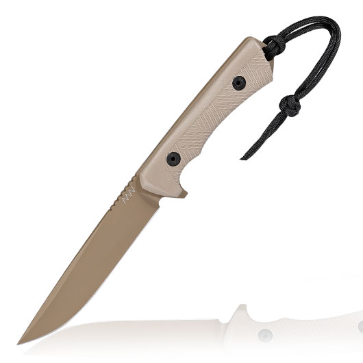 ANV Knives Outdoormesser P300 Sleipner Stahl Cerakote coyote inkl. Kydexscheide