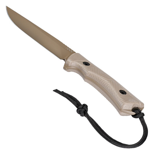 ANV Knives Outdoormesser P300 Sleipner Stahl Cerakote coyote inkl. Kydexscheide Bild 2
