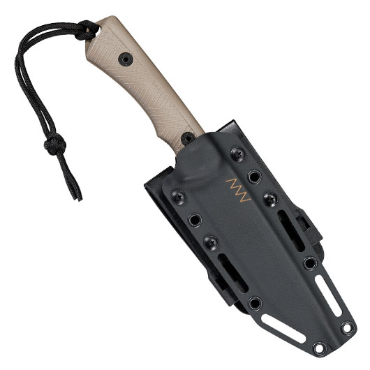 ANV Knives Outdoormesser P300 Sleipner Stahl Cerakote coyote inkl. Kydexscheide Bild 4