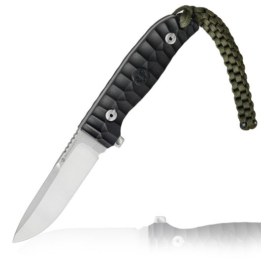 Schmeisser Outdoormesser Hugo One schwarz/silber inkl. Kydexscheide
