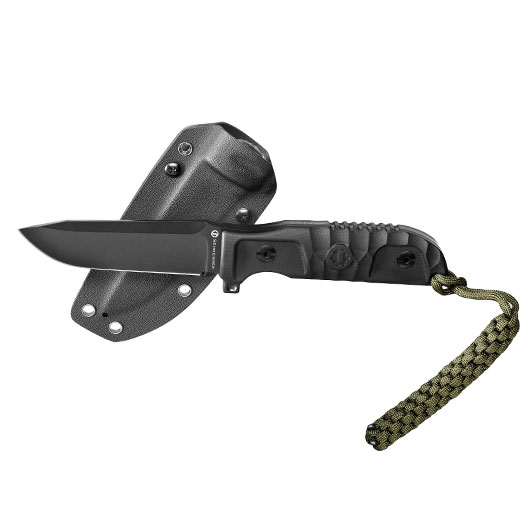 Schmeisser Outdoormesser Hugo Two schwarz inkl. Kydexscheide Bild 3