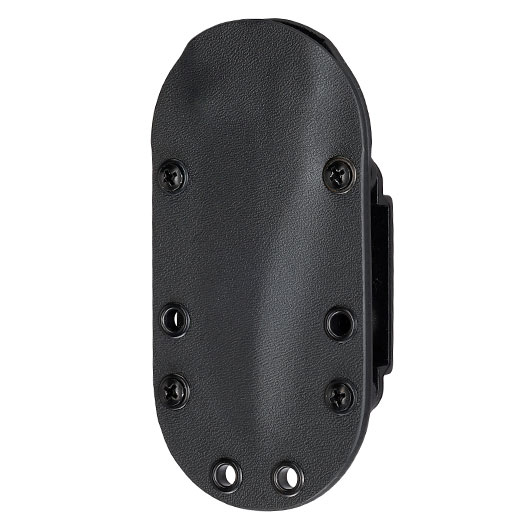 Pohl Force Outdoormesser Charlie Two BK Gen2 schwarz inkl. Kydexscheide und nachleuchtendem Lanyard Bild 5