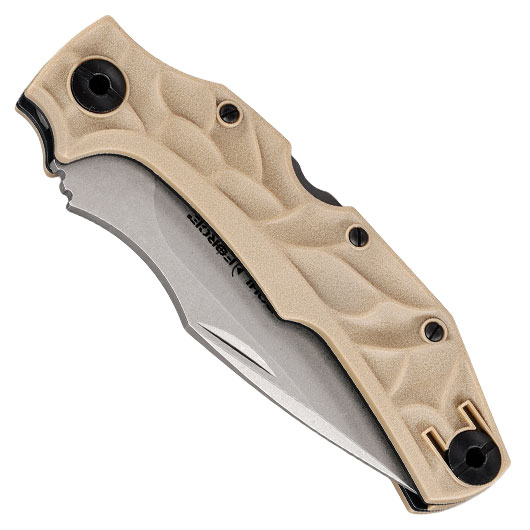 Pohl Force Taschenmesser Bravo One Classic FDE inkl. Grtelclip und Nylonholster Bild 4