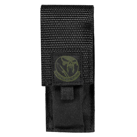 Pohl Force Taschenmesser Bravo Two Classic schwarz/silber inkl. Grtelclip und Nylonholster Bild 5