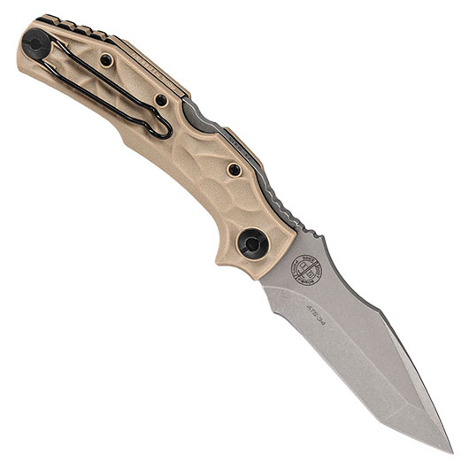 Pohl Force Taschenmesser Bravo Two Classic FDE inkl. Grtelclip und Nylonholster Bild 1