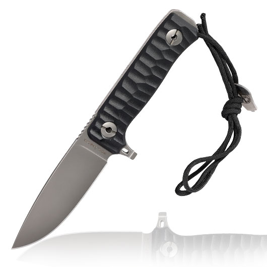 Pohl Force Outdoormesser Prepper S.E.R.E. II schwarz/silber inkl. Kydexscheide, Lanyard und Sammlertasche
