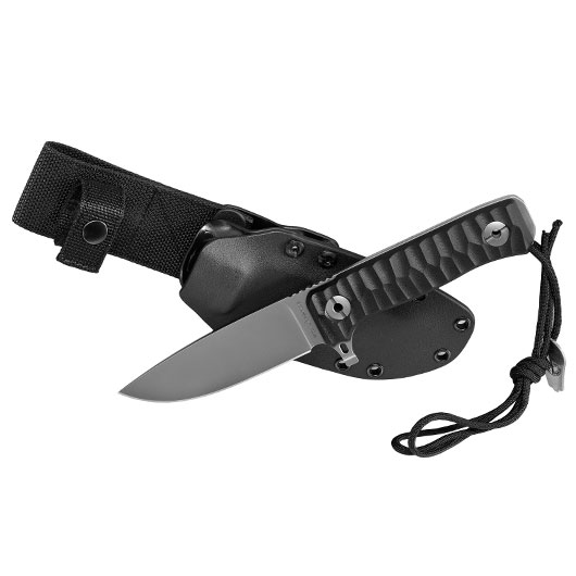 Pohl Force Outdoormesser Prepper S.E.R.E. II schwarz/silber inkl. Kydexscheide, Lanyard und Sammlertasche Bild 4