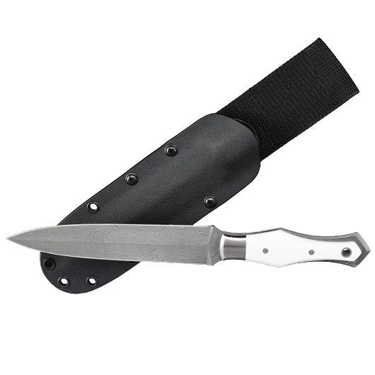 Pohl Force Dolch MK-10 Last Blood Damast Stahl inkl. Kydexscheide und Sammlertasche Bild 4