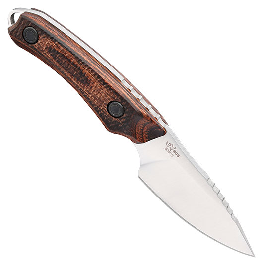 Buck Outdoormesser 662 Alpha Scout Pro Walnussholzgriff inkl. Lederscheide Bild 1