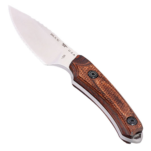Buck Outdoormesser 662 Alpha Scout Pro Walnussholzgriff inkl. Lederscheide Bild 2