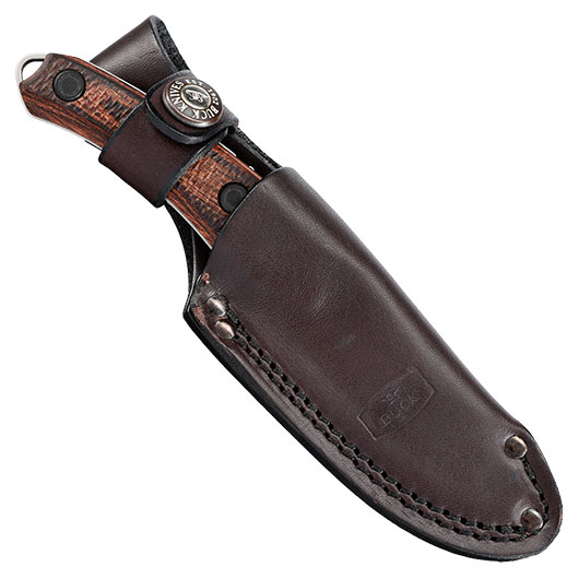 Buck Outdoormesser 662 Alpha Scout Pro Walnussholzgriff inkl. Lederscheide Bild 4
