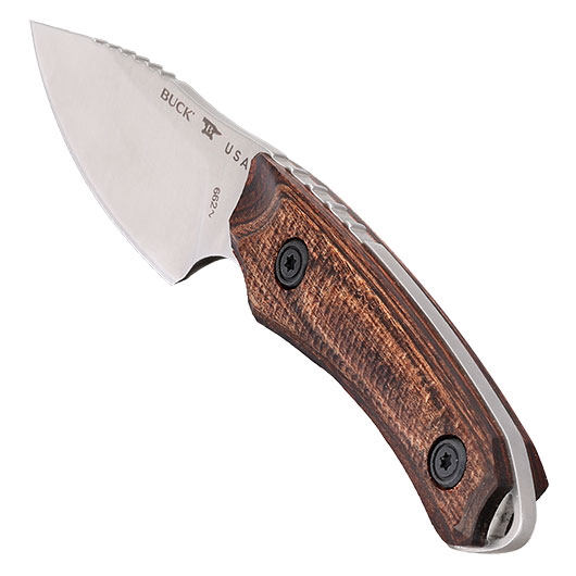 Buck Outdoormesser 662 Alpha Scout Pro Walnussholzgriff inkl. Lederscheide Bild 6