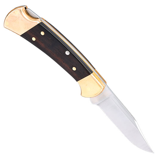 Buck Taschenmesser 112 Ranger Ebenholzgriff inkl. Lederholster Bild 1