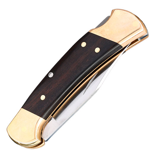Buck Taschenmesser 112 Ranger Ebenholzgriff inkl. Lederholster Bild 5