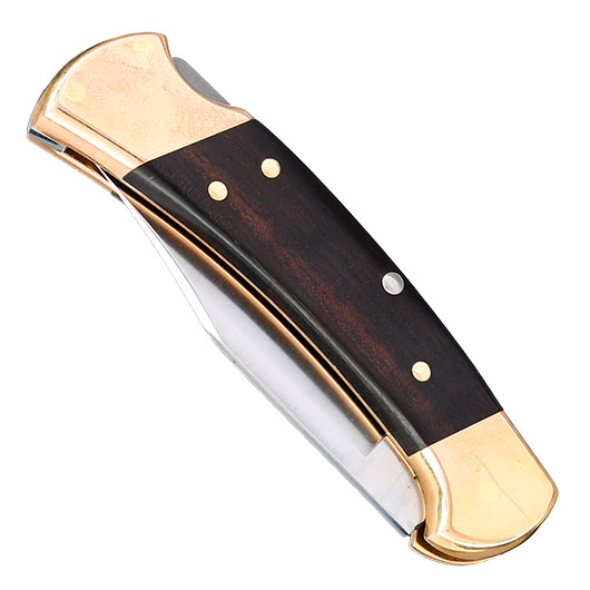 Buck Taschenmesser 112 Ranger Ebenholzgriff inkl. Lederholster Bild 6