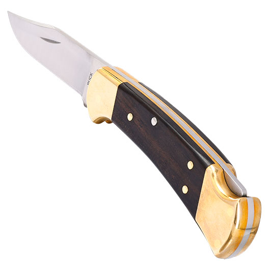 Buck Taschenmesser 112 Ranger Ebenholzgriff inkl. Lederholster Bild 7