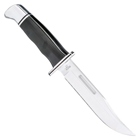 Buck Bowiemesser 119 Special schwarz/silber inkl. Lederscheide Bild 1