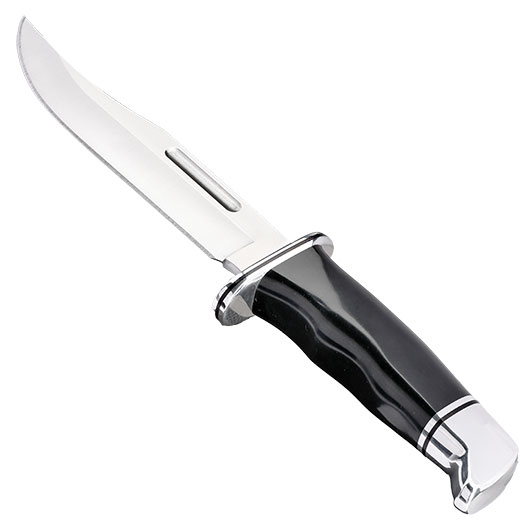 Buck Bowiemesser 119 Special schwarz/silber inkl. Lederscheide Bild 2