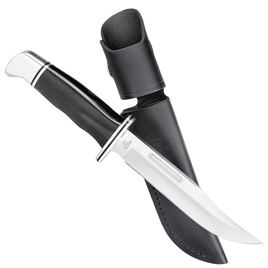 Buck Bowiemesser 119 Special schwarz/silber inkl. Lederscheide Bild 3